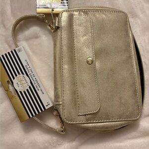 The Happy Planner Metallic Gold Wristlet